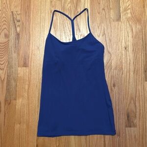 Lululemon power pose purple tank size 10